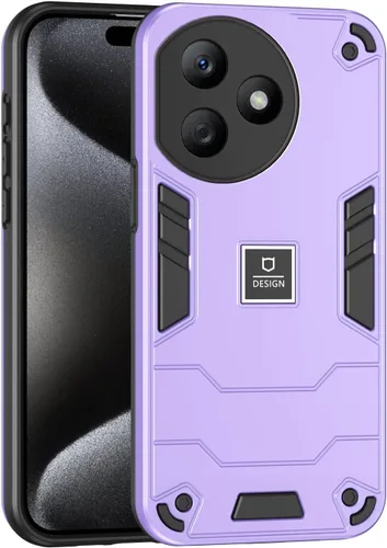 Vista 84 de Funda compatible con Redmi A1, compatible con Redmi A2 2 en 1 [PC dura + TPU], funda de teléfono negra