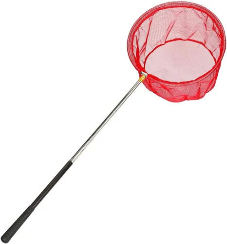 Vista 9 de RESTCLOUD Red de cebo y red de aterrizaje de pesca con mango telescópico que se extiende hasta 59 pulgadas Marrón