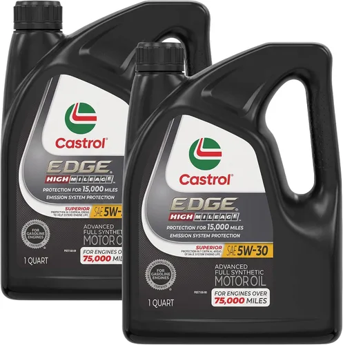 Vista 13 de Edge High Mileage 5W-30 Aceite de motor sintético completo avanzado, 1 cuarto de galón (paquete de 1)