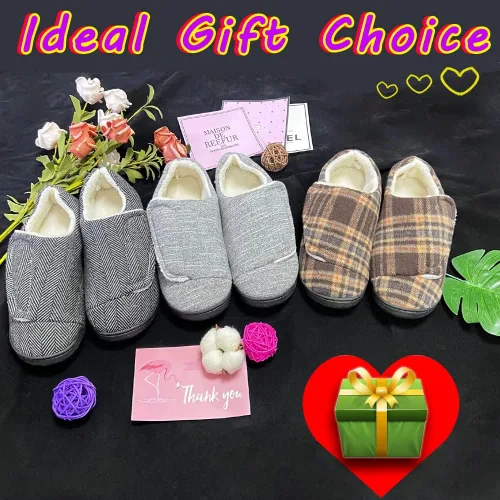 Vista 6 de Urbancolr Urbancolr - Zapatos ajustables para mujer, con espalda cerrada, lavables para interiores, con correa de cierre ajustable, para pies