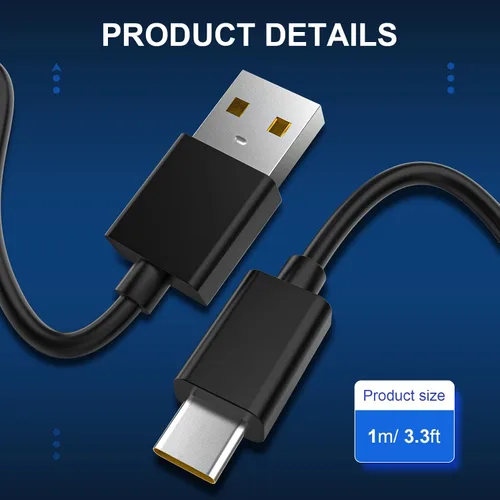 Vista 7 de Toxaoii Cable de carga USB tipo C compatible con HyperX SoloCast, QuadCast S, QuadCast 2 micrófono de condensador, también compatible