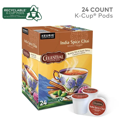 Vista 2 de Celestial Seasonings - Té de hierbas con canela y manzanas, 24