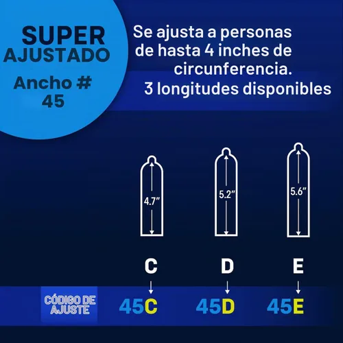 Vista 2 de Condones MyONE de Tamaño Ajustado 47F: Extra Ajustado (47), Longitud 6 pulgadas (F)