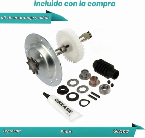 Vista 3 de Repuesto para Liftmaster 41C4220A Kit de engranajes y piñones para los modelos Chamberlain, Sears, Craftsman 1/3 y 1/2 HP