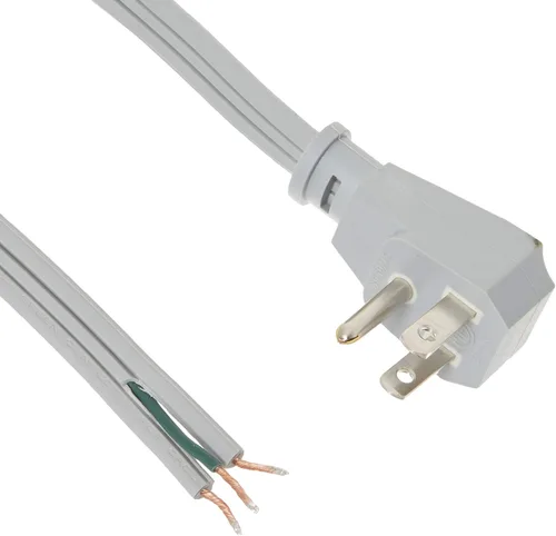 Vista 2 de Prime PS210606 - Cable de alimentación para eliminación de basura, gris, 6 pies