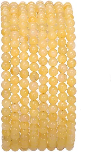 Vista 50 de BEADIA Cuentas redondas de jade africano natural de piedra suelta semipreciosas para hacer joyas 4MM 38cm/hebra