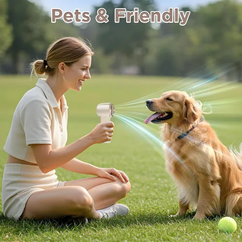 Vista 7 de Ventilador personal portátil de mano para viajes, batería recargable de 4000 mAh, potente mini ventilador para personal, mujeres, hombres, alta