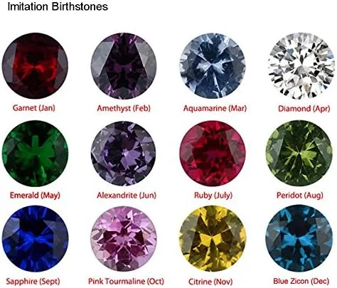 Vista 7 de Anillo de plata de ley con 2 a 5 piedras natales con forro de filigrana, Platino, plata de ley, 3 piedras