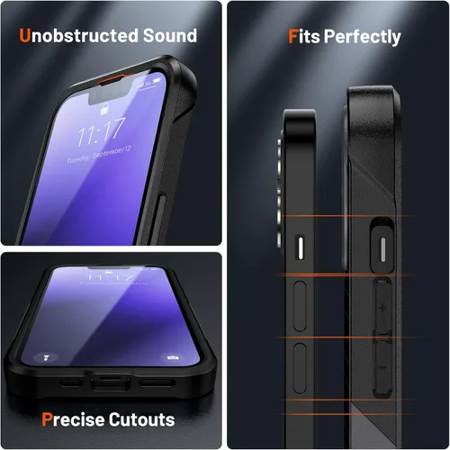 Vista 304 de Jeylly Funda para iPhone SE/Funda para iPhone 5S, Exterior de Plástico Duro que Absorbe Golpes + Interior de Silicona de Goma Defensor contra