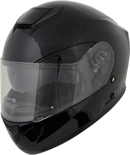 Vista 8 de Milwaukee Helmets MPH9836DOT 'Sweeper' - Casco de motocicleta de cara completa para hombres y mujeres, con visera desplegable