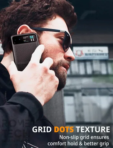 Vista 6 de Funda diseñada para Motorola Razr (2023) con funda de clip para cinturón, funda con función atril, color negro (Dotos)