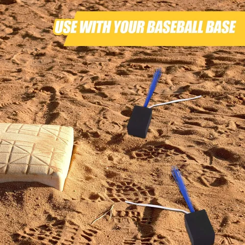 Vista 5 de Deekin 4 piezas de tapones de base de anclaje, equipo de mantenimiento de campo de béisbol, accesorios de béisbol para campo de béisbol