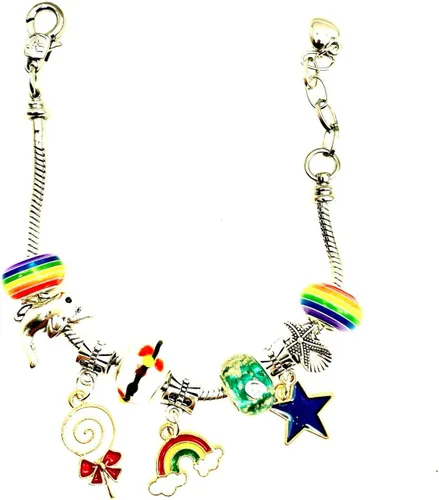 Vista 3 de Lmlliang Pulsera ajustable con dije de elemento, para mujeres y niñas, regalo de cumpleaños, decoración de muñeca