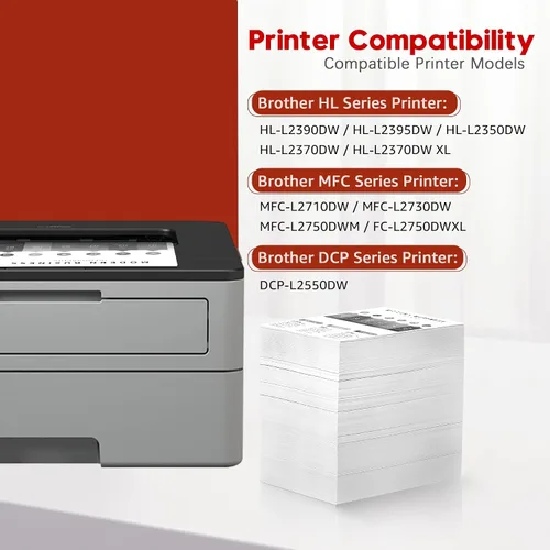 Vista 2 de Toner Kingdom Cartucho de tóner compatible TN760 y tambor DR730 para impresora Brother TN760 TN-760 TN730 TN-730 DR730 para impresora Brother