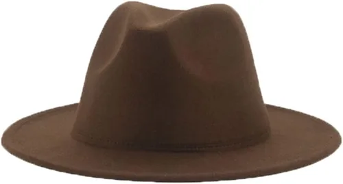 Vista 7 de Sombrero de invierno para mujer, sombreros de invierno para mujer, moda formal, boda, decorar, gorra de Panamá