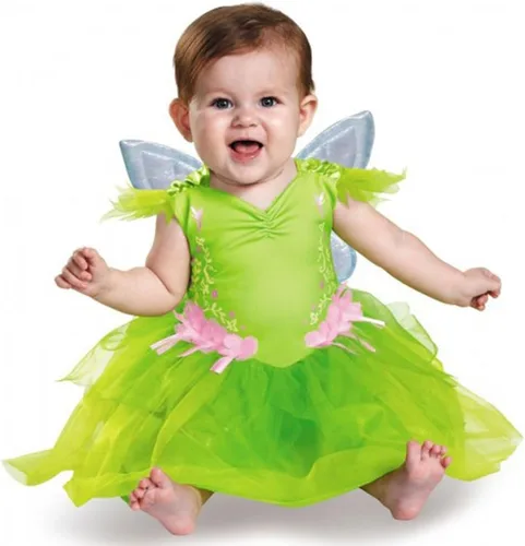 Vista 2 de Disney Disguise - Disfraz infantil de Campana Tinker de lujo para niña