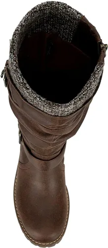 Vista 5 de XAPPEAL Chelsey - Botas de equitación altas hasta la rodilla para mujer con hebilla