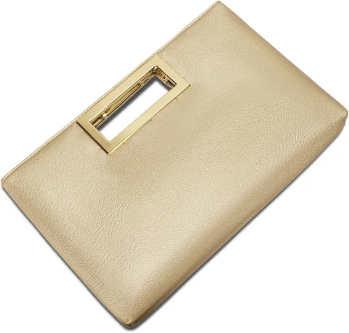 Vista 5 de Bolso de mano KKXIU para mujer, de cuero vegano, bolso formal de noche para eventos, para bodas, fiestas de graduación, de novia