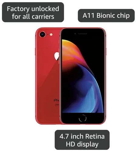 Vista 2 de Apple iPhone 8 64GB Desbloqueado - Rojo
