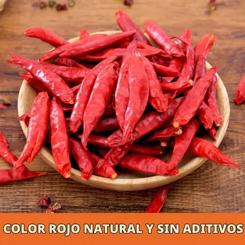 Vista 2 de Pimientos rojos secos de Yimi, especias picantes medias para la cocina multi 10,7 onzas