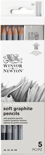 Vista 11 de Winsor & Newton Studio Collection - Lápices de grafito, juego de 5
