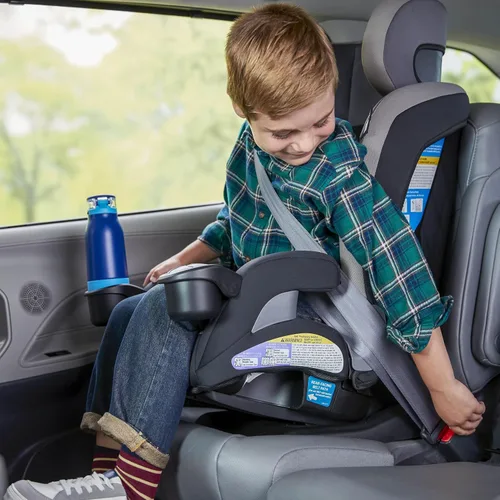 Vista 29 de Safety 1st EverSlim - Asiento de automóvil convertible 4 en 1, clip de pecho SecureTech, ultra delgado, 4 modos de bebé a refuerzo, asiento