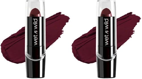 Vista 9 de wet n wild - Lápiz labial con acabado sedoso, color labial hidratante rico y acumulable, formulado con vitaminas A, E y macadamia para una Un breve