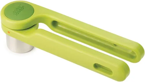 Vista 8 de Exprimidor ergonómico, con giro, de acero inoxidable Joseph Joseph, prensa de cítricos, Amarillo