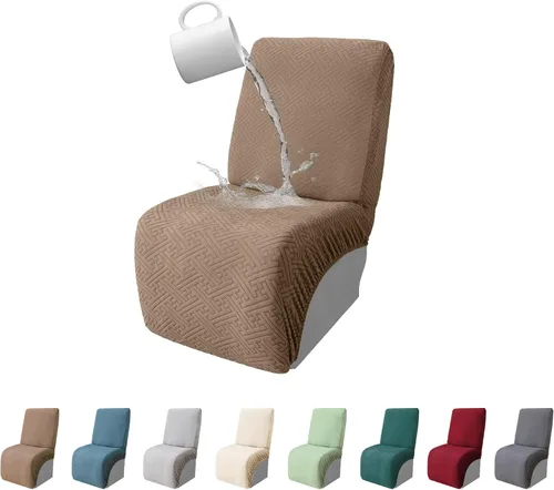 Vista 55 de Fundas 100% impermeables para sofá reclinable seccional, fundas para sofá reclinable en forma de L, funda para sofá seccional de esquina