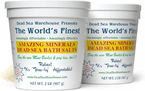 Vista 11 de Dead Sea Warehouse – Sales de baño del Mar Muerto con minerales sorprendentes – 2 LIBRAS – El más alto contenido en minerales – Alivio natural