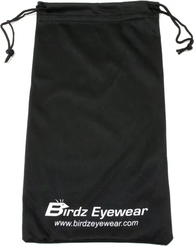 Vista 7 de Birdz 2 pares de gafas de equitación deportivas Eagle negro mate acolchadas con lente reflectante azul/naranja ReflecTech