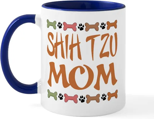 Vista 50 de CafePress Angel Shih Tzu In Clouds Taza de café de cerámica de 11 oz (11.0 fl oz)