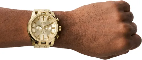Vista 4 de Diesel Reloj de cuarzo cronógrafo de acero inoxidable dividido para hombre
