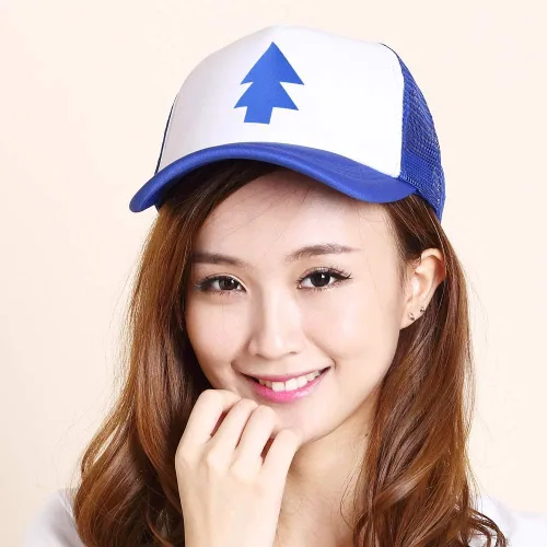 Vista 6 de EIKOU Gorra de béisbol azul de gravedad