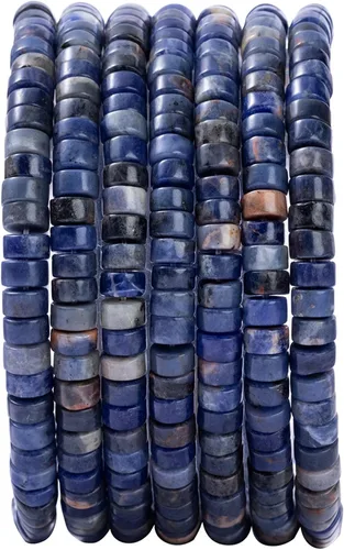 Vista 31 de Abalorios Espaciadores de Jade Natural Africano 4x2mm 38cm/str Redondos Planos Semipreciosos para Hacer Pulseras y Collares Jade africano