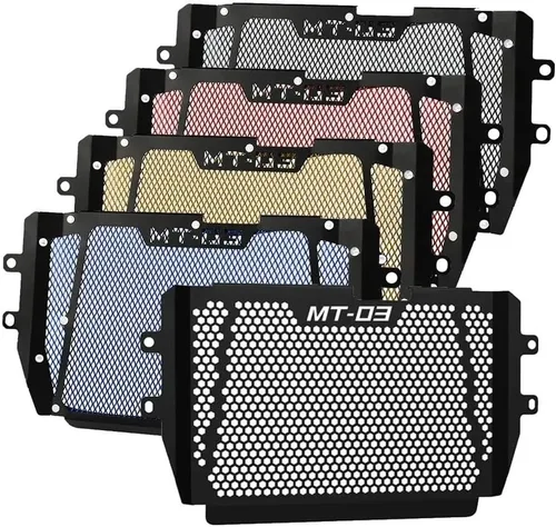 Vista 2 de Radiators Guard Motorcycle Radiator Protection Grille Guard Protector Cover Fits for YA&MAHA MT-03 MT-25 FZ-03 MT 03 25 MT25 FZ03 MT03 2015-2023