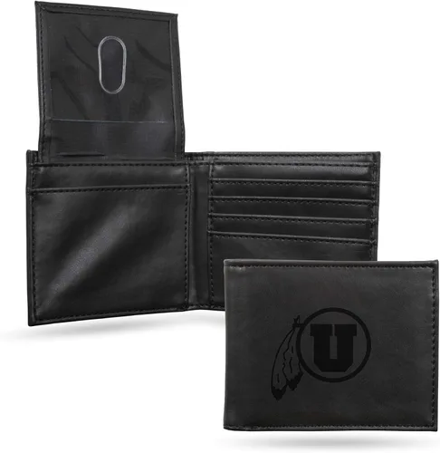 Vista 34 de NCAA Rico Industries Cartera Billetera con Grabado Láser Cartera Billetera con Grabado Láser - Diseño Delgado - Gran Regalo
