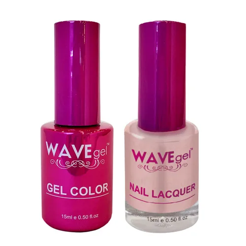 Vista 115 de WAVEGEL - Juego dúo de gel y esmalte de uñas a juego - Colección Princess - #001 Super Black I 0.5 onzas #001 Super Negro