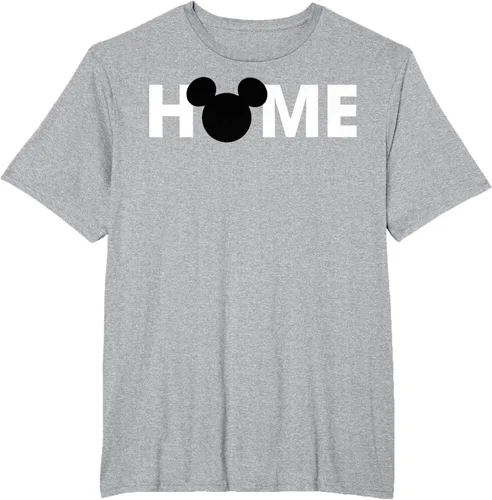 Vista 42 de Disney Mickey And Friends Mickey Silhouette Home - Camiseta, gris, S Gris Oscuro