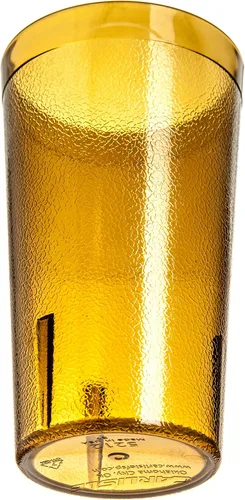 Vista 2 de Carlisle FoodService Products - Vaso de plástico inastillable, apilable, libre de bisfenol A, 12 onzas, ámbar, 521213 (paquete de 72)