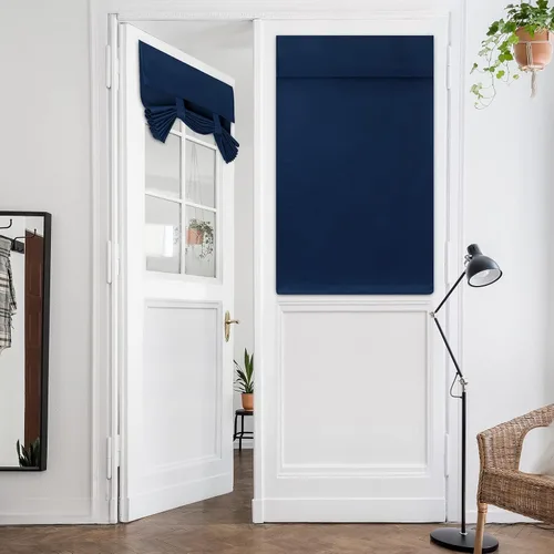 Vista 56 de HOMEIDEAS Cortinas Opacas para Aula para Puerta Principal, Cubierta de Ventana de Puerta de Aula, Persianas de Privacidad con Aislamiento Térmico