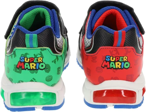 Vista 5 de SUPER MARIO Brothers Mario and Luigi - Tenis para niños, tenis iluminados, tenis mixtos, talla 11 a 3 para niños
