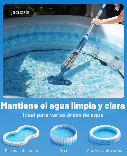 Vista 7 de LanOcean Aspiradora inalámbrica para bañera de hidromasaje de hasta 15.8 Azul