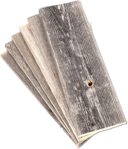 Vista 14 de Paquete de muestras de madera rústica de granero Conjunto de muestras de 6 pulgadas Tabla de madera Paneles de pared Remodelación Hazlo tú