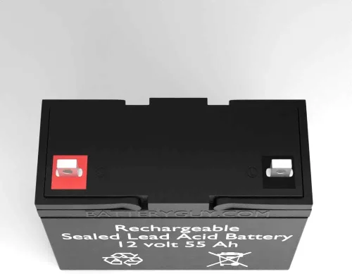 Vista 4 de BatteryGuy Scooters Winner 3 Ruedas de repuesto 12V 55Ah SLA Baterías equivalentes a la marca (Recargable) - Cantidad de 2
