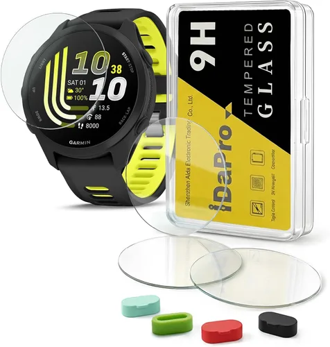 Vista 11 de iDaPro - Protector de pantalla para Garmin Forerunner 165/165 Music, 9H Glass