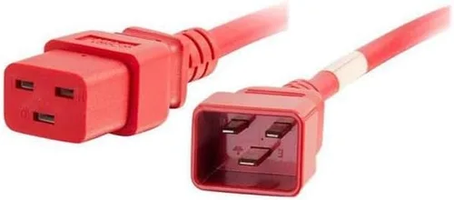 Vista 22 de Cable de alimentación C2G, cable de extensión corto, cable de extensión de alimentación, cable de alimentación de bloqueo, 10A, 250V, negro, 1 pie