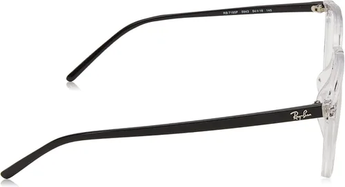 Vista 3 de Ray-Ban RX7185f Low Bridge Fit Square Prescription Eyeglass Frames