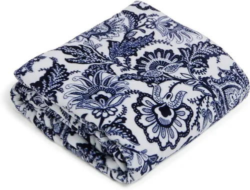 Vista 33 de Vera Bradley cobija de felpa extragrande para mujer, Individual/individual XL
