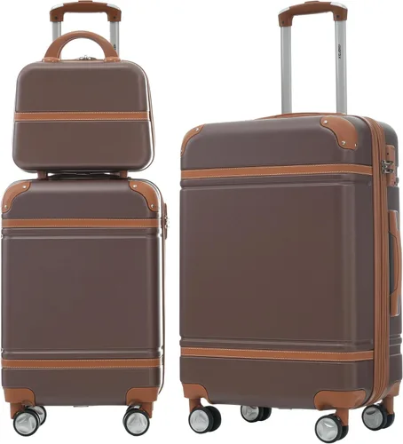 Vista 10 de Merax Equipaje Sets 2 piezas Hardshell 20&28 IN Maleta Set con bolsa de lona